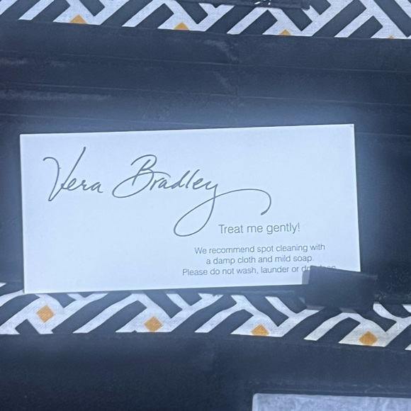 Vera Bradley RFID Quilted Accordion Wallet in Black - Picture 5 of 5